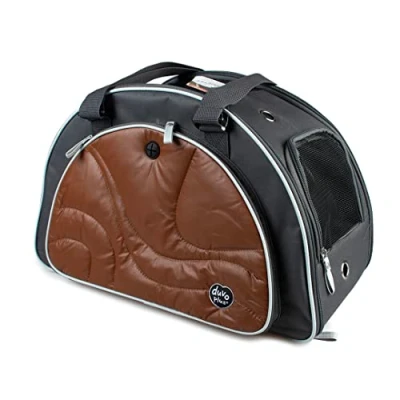 Afbeelding van Duvoplus Draagtas Hond Paris Pet Bag Comfy 50x22x32cm Caramel 1st