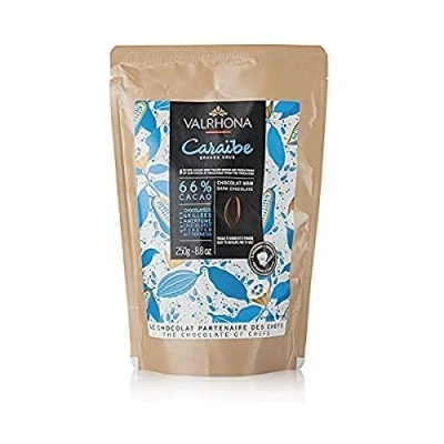 Afbeelding van Caribische chocoladebonen, 66% 250 g