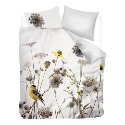 Afbeelding van Snoozing Goldfinch Flanel Dekbedovertrek Tweepersoons 200x200/220 cm Multi kleur