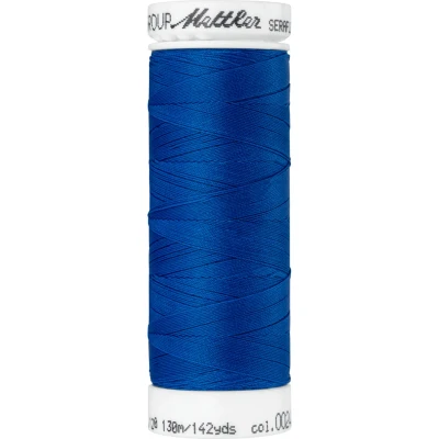 Afbeelding van Mettler SERAFLEX elastisch machinegaren, 130m, 0024 staalblauw, colonial blue