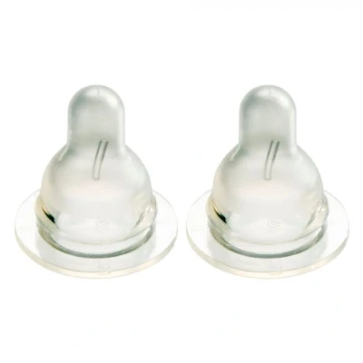 Afbeelding van 2x Difrax Flessenspeen Natural Small 2 stuks