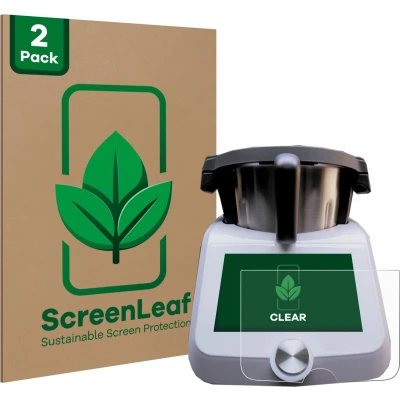 Afbeelding van ScreenLeaf Screenprotector voor SilverCrest Monsieur Cuisine Smart Duurzame schermbescherming Folie Beschermfolie transparant (2 Stuks)