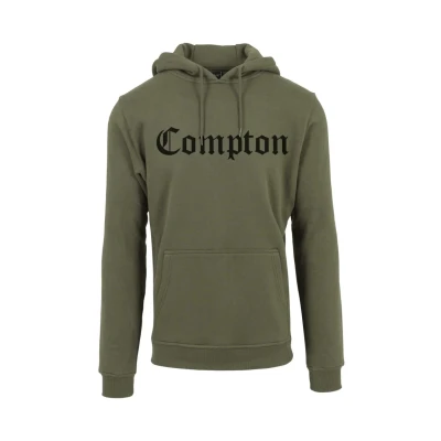 Afbeelding van Mister Tee Compton Hoodie, Heren, Maat: XS, Olive