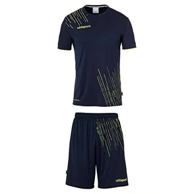 Afbeelding van Uhlsport Score 26 Voetbalset Korte Mouw Heren Marine / Fluogeel Maat: M