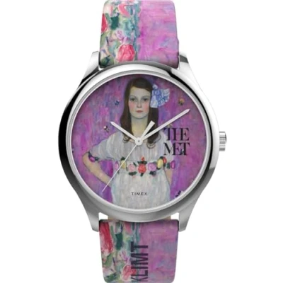 Afbeelding van Timex The Met X Klimt TW2W24900 Horloge Leer Multi Ø 40 mm