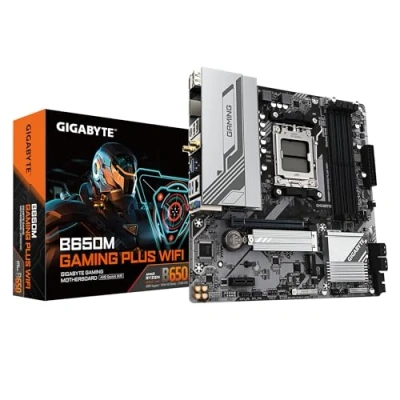 Afbeelding van Gigabyte B650M Gaming Plus WF Moederbord Socket AMD AM5 Vormfactor Micro ATX chipset AMD® B650