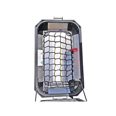 Afbeelding van TrunkExpert Motorspinnennet voor Givi Trekker Outback 48 l, robuust kofferbak opbergnet, elastisch bagagenet, nettas het opbergen van motorfiets