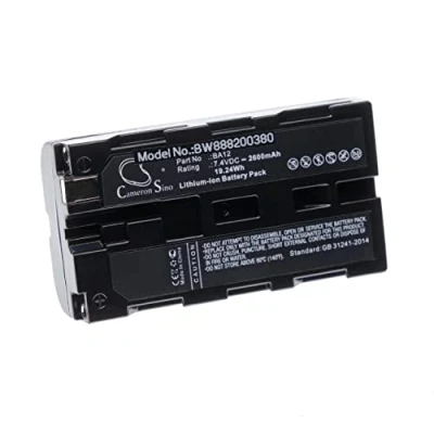 Afbeelding van vhbw Batterij compatibel met Line 6 JTV James Tyler Variax, Shuriken, Variax gitaar, standaard elektrische gitaar (2600 mAh, 7,4 V, Li ION)