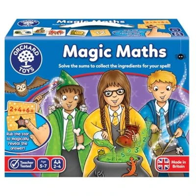 Afbeelding van Orchard Toys Magic Maths, Ink Reveals The Answer, Educational Maths Game, Practice Addition and Subtraction, Leeftijden 5 7