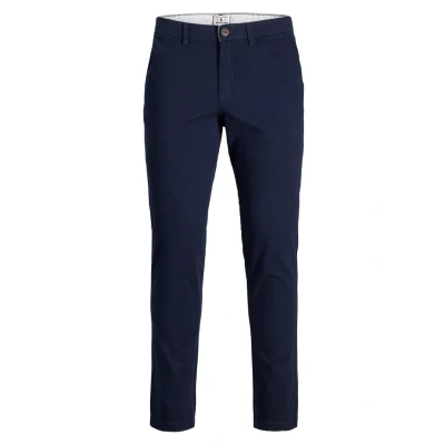 Afbeelding van Jack &amp; Jones Jpstmarco Jjdave Chino, Heren, Maat: 27x30, Navy blazer