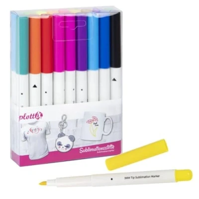 Afbeelding van plottiX Complete set kleurpotloden (18 kleuren)