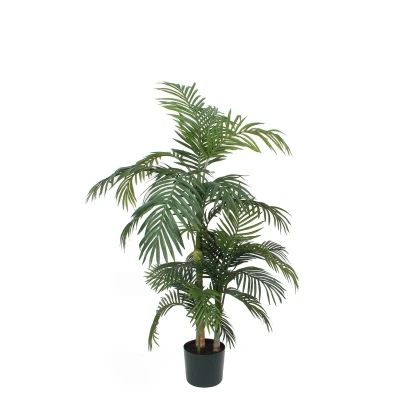 Afbeelding van Mica Decorations areca palm groen in plastic pot maat cm: 130 x 95