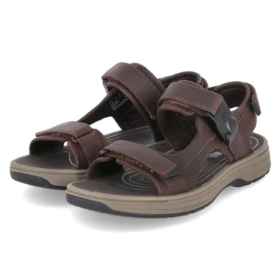 Afbeelding van Clarks Sandalen, Heren, Maat: 42, Bruin Leer