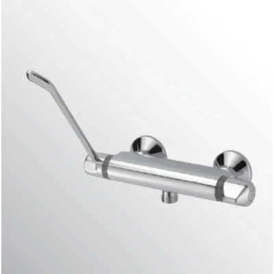 Afbeelding van Huber Clinic Lever Douchethermostaatkraan Chroom 410.01LCH.CR