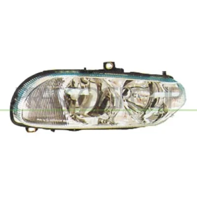 Afbeelding van PRASCO AA0804924 Koplampen Links H1, H7 Wit Met knipperlamp voor rechtsrijdend verkeer Zonder afregelmotor LWR ALFA ROMEO: 156 Saloon