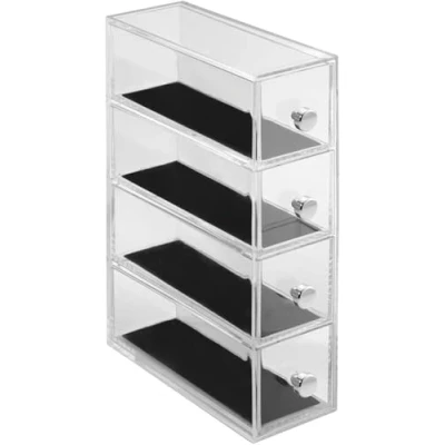 Afbeelding van iDesign Ladekast, Sieraden Organizer, Small, 4 Lades, 6.6 x 17.7 2