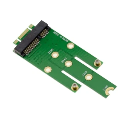 Image de Adaptateur mSATA vers M.2 (NGFF) Golden Finger Pour monter un SSD sur port M2