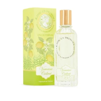 Afbeelding van Jeanne en Provence Geur Verveine Cédrat Eau de Parfum dames gemaakt in Frankrijk 60 ml