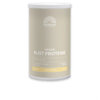 Afbeelding van Mattisson Rijst Proteïne poeder 80% Vanille 500 g
