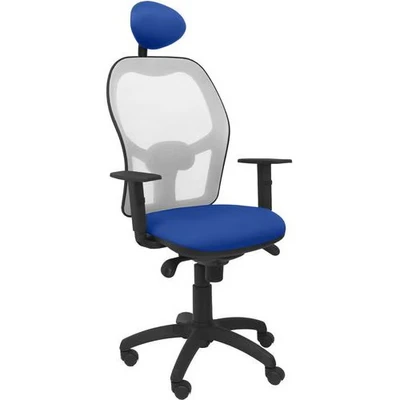 Afbeelding van Bureaustoel met hoofdsteun Jorquera Piqueras y Crespo ALI229C Blauw