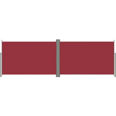 Afbeelding van Tuinscherm uittrekbaar 200x600 cm rood