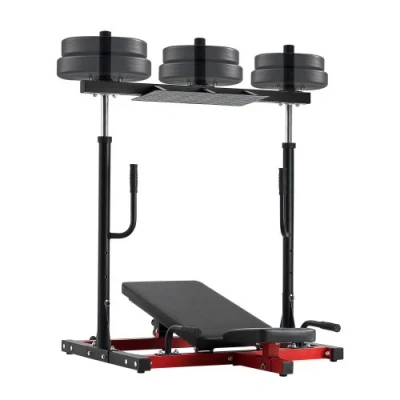 Image de VEVOR Presse à Cuisse Verticale Appareil Musculation Jambes et Cuisses pour Gym