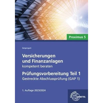 Afbeelding van Versicherungen und Finanzanlagen kompetent beraten Prüfungsvorbereitung Teil 1