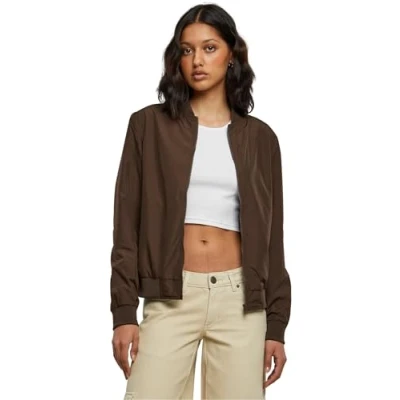 Image de Urban Classics Veste Bomber Léger pour Femme, marron, XS
