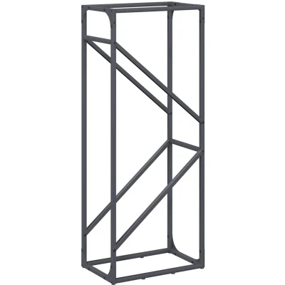 Afbeelding van Brandhoutrek 40x25x100 cm koudgewalst staal antraciet