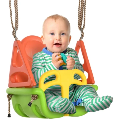 Afbeelding van Outsunny Kinderschommel met verstelbare touwen 344 059V00