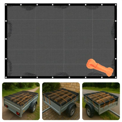 Afbeelding van Cheqo Aanhangernet Aanhangwagennet Afdeknet Aanhanger 2x3m Net Veiligheidsnet voor