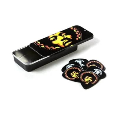 Afbeelding van Dunlop Jimi Hendrix Aura Mandala opbergblikje met plectrums