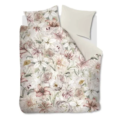 Afbeelding van Riviera Maison Lily Love dekbedovertrek Tweepersoons 200x200/220 Roze