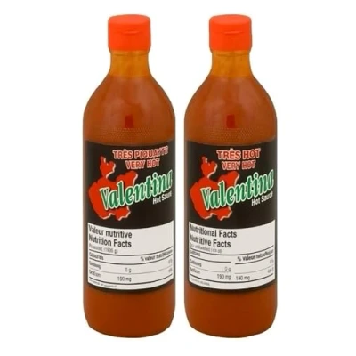 Afbeelding van ValentinA Black Label Hot Saus 12,5 oz. (Pack van 2) (Extra Hot)
