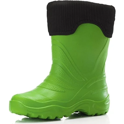 Afbeelding van Ladeheid LA CA Panda Kinder Regenlaarzen Rubber Licht EVA Groen 26/27
