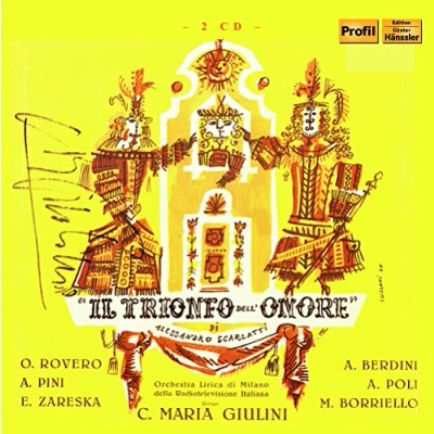 Afbeelding van Orchestre Lirica Di Milano Radiotelevisione Italiana, Carlo Maria Giulini Scarlatti: Der Triumph Ehre (2 CD)