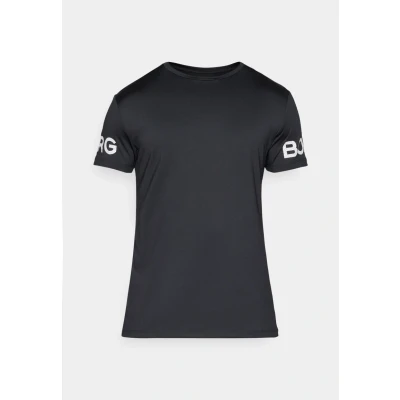 Afbeelding van Björn Borg Tshirt print, Heren, Maat: Large, Black beauty
