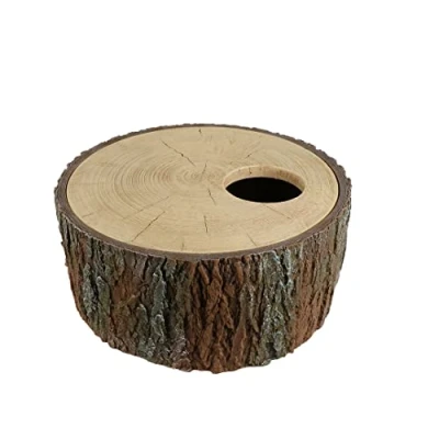 Afbeelding van Terra Della Terrariumgrot Reptielen Reptielenschuilplaats Boom L 30,5x30,5x13cm Bruin 1st