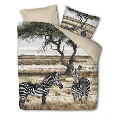 Afbeelding van Dekbedovertrek Oase 1 persoons (140x220 cm) MicrovezelKatoen Natuur Luna Ga naar Dekbed Discounter.nl &amp; Profiteer Nu