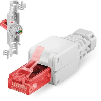 Afbeelding van RJ45 connector Cat6 UTP (Voor stugge kern, Field plug)