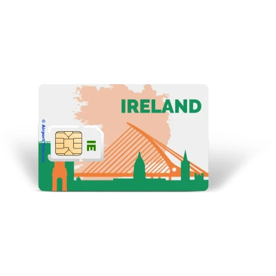 Afbeelding van Simkaart Ierland Data + Onbeperkt Bellen Binnen Europa Prepaid Met Snel 4G/5G Internet En Op Reis In Airport Telecom