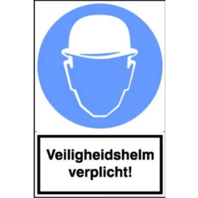 Afbeelding van Artelli Sticker Veiligheidshelm verplicht!