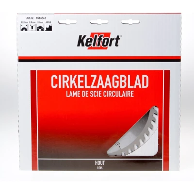 Afbeelding van Kelfort Cirkelzaagblad hardmetaal 48 tanden WS W diameter 230 x 3 30mm