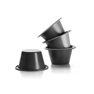 Afbeelding van Ibili 827800 vormen, crème, karamel, mokka, staal, 8 cm, 4 stuks