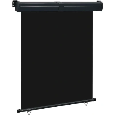 Afbeelding van Balkonscherm 140x250 cm zwart