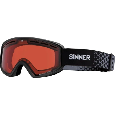 Afbeelding van Sinner Batawa Skibril Matte Black Orange Zwart Skibrillen