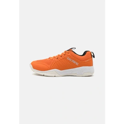 Afbeelding van Salming Eagle 2 Unisex Handbalschoenen, Maat: 38, Nectarine/black Textiel/ synthetisch