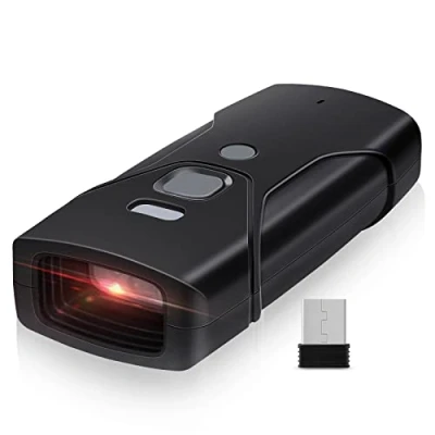 Afbeelding van JRHC 3 in 1 mini draagbare draadloze 2D Bluetooth barcodescanner en 2,4G