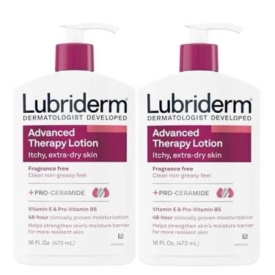 Afbeelding van Lubriderm Advanced Therapy Lotion voor Extra Dry Skin, 16 oz Pump Flessen van