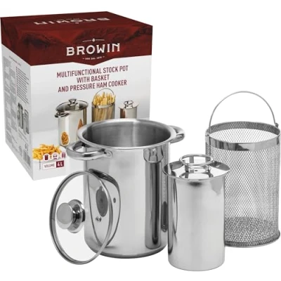 Afbeelding van Browin 313515 Multifunctionele pan met mand en hamkoker 1,5 kg